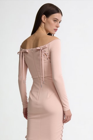 Robe fourreau - Rose pâle
