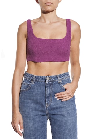 Blouse sans manches - Violet
