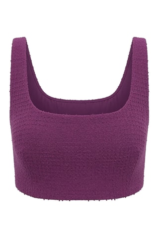 Blouse sans manches - Violet