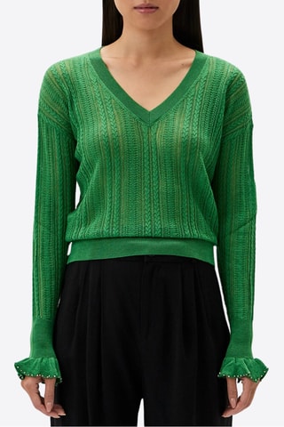 Pull en laine - Vert