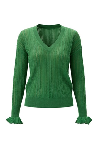 Pull en laine - Vert