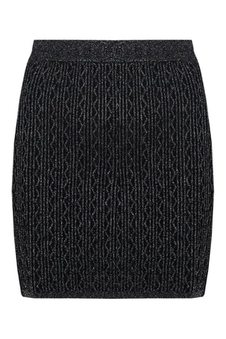 Minijupe jupe droite - Noir