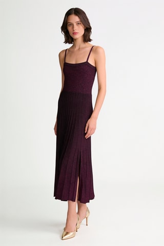 Robe longue sans manches - Violet