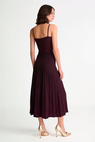 Robe longue sans manches - Violet