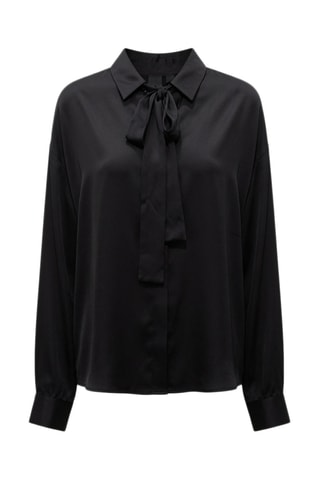 Chemisier en soie - Noir