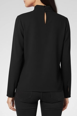 Blouse en soie - Noir