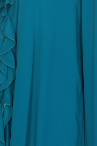 Blouse en soie - Bleu canard