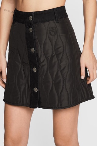 Minijupe taille haute - Noir