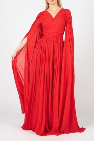 Robe longue - Rouge 