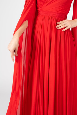 Robe longue - Rouge 