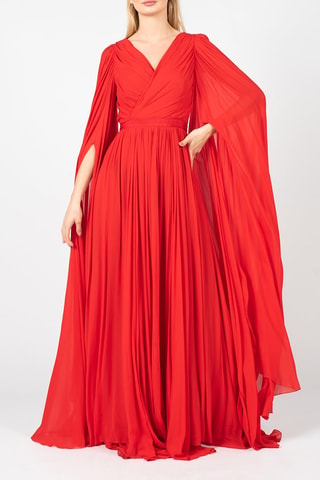 Robe longue - Rouge 