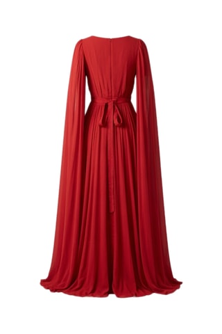 Robe longue - Rouge 