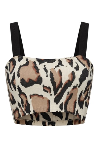 Top en laine sans manches - Beige
