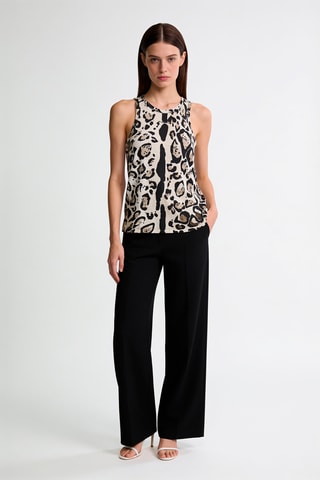 Blouse sans manches - Beige