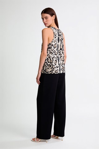 Blouse sans manches - Beige