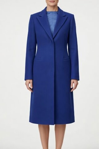 Manteau en laine - Bleu