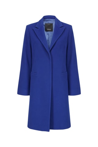 Manteau en laine - Bleu