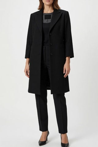 Manteau en laine - Noir