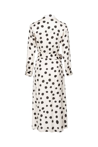 Robe portefeuille - Blanc et noir