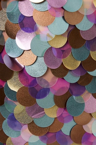 Minijupe - Mauve et vert d’eau