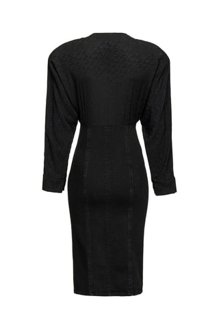 Robe bi-matière - Noir