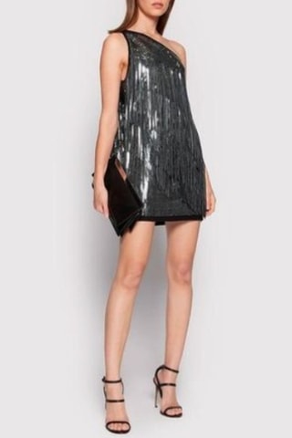 Robe asymétrique - Gris