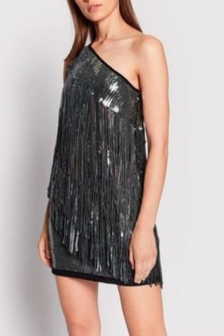 Robe asymétrique - Gris