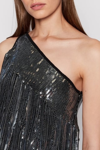 Robe asymétrique - Gris