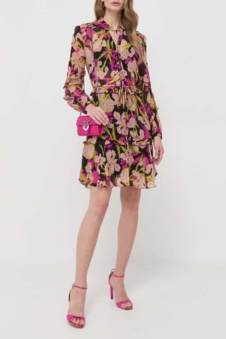 Robe patineuse - Noir et beige