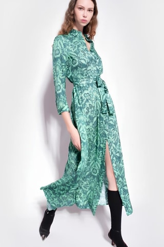 Robe chemise - Vert