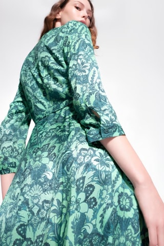 Robe chemise - Vert