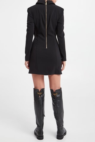 Robe trompe-l'œil - Noir