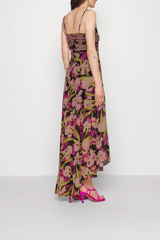 Robe longue - Noir et beige