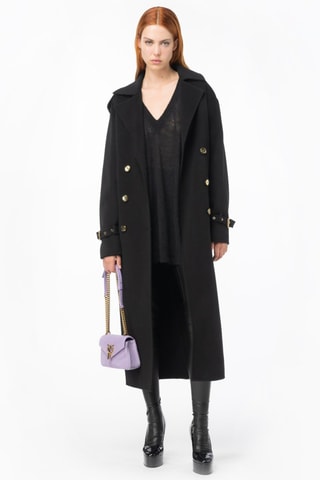 Pull en alpaga et laine - Noir