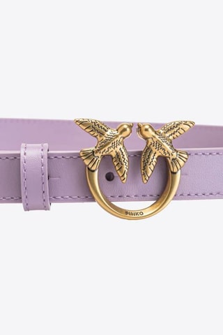 Ceinture en cuir de veau - Violet