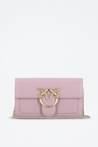 Sac bandoulière en cuir - Rose