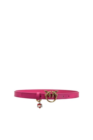 Ceinture en cuir - Fuchsia