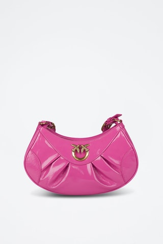 Sac bandoulière en cuir de mouton - Fuchsia