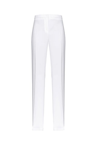 Pantalon taille haute - Blanc