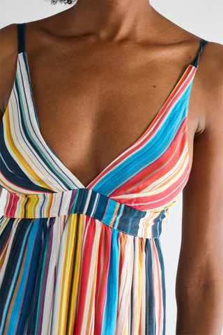 Robe longue en soie - Blanc
