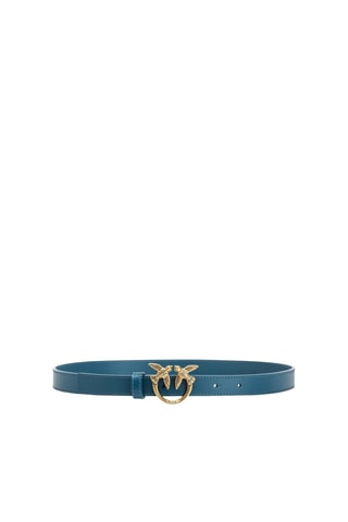 Ceinture en cuir - Bleu marine