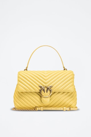 Sac à main en cuir - Jaune