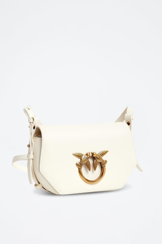 Sac bandoulière en cuir - Blanc