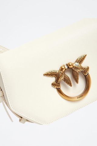 Sac bandoulière en cuir - Blanc