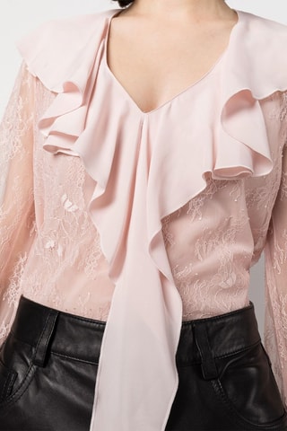 Blouse en soie - Rose