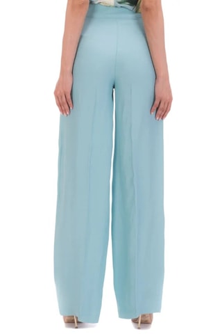Pantalon taille haute - Ciel