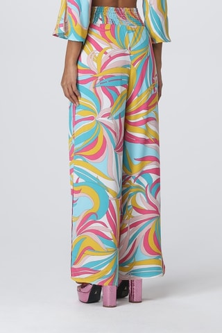 Pantalon taille haute - Multicolore