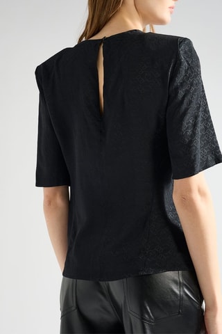Blouse en soie - Noir