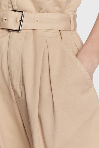 Pantalon taille haute - Kaki