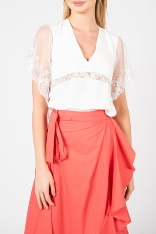 Blouse en soie - Blanc